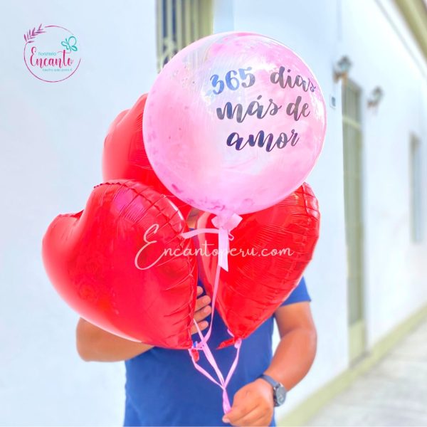 Pack 4 globos de helio
